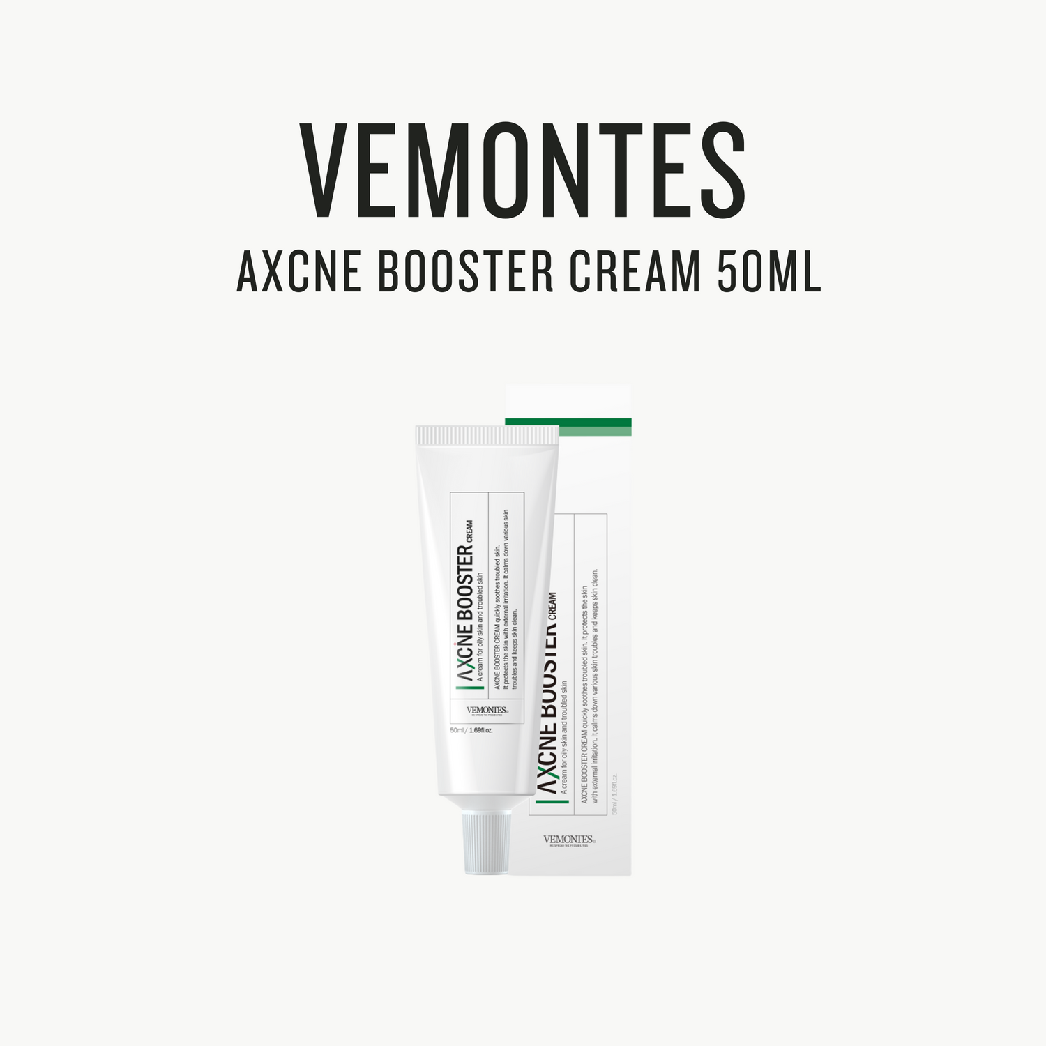 [ Vemontes ] Axcne BOOSTER CREAM 50ml by Pi-Boo