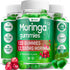 Moringa Gummies with Ginger, Turmeric & Probiotics | Vegan, Sugar-Free Chewables| Plant-Based Pectin Formula with Vitamin C by FreshDrinkUS - Natural and Premium Herbal Tea