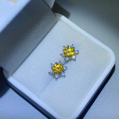 2 Carat Sparkala™ 925 Sterling Silver Stud Earrings by Sparkala