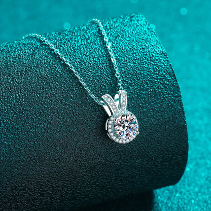 1 Carat Sparkala™ Rabbit Ears Shape Pendant Necklace by Sparkala