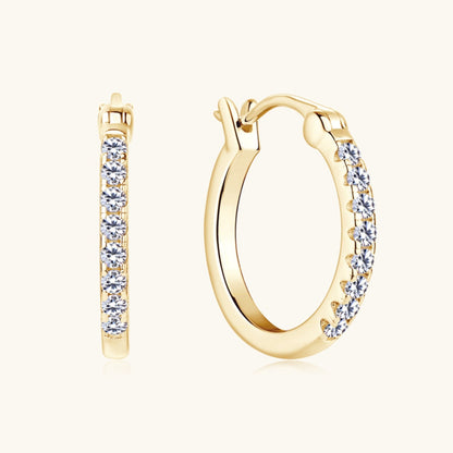 Pure Sterling Silver Sparkala™ Huggie Earrings by Sparkala