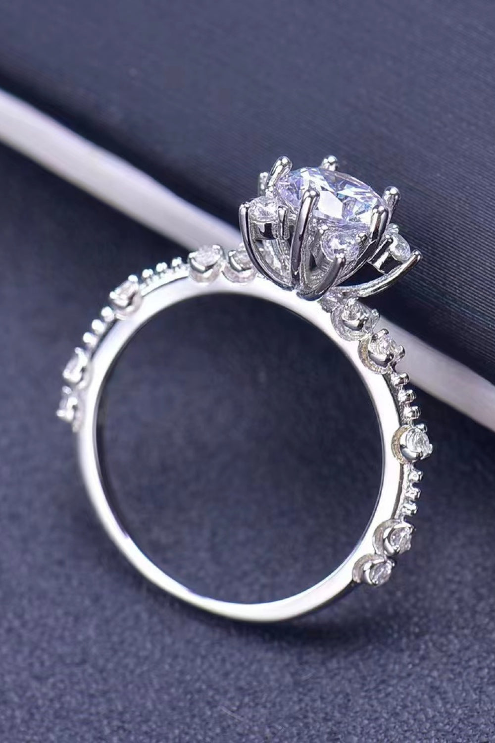 1 Carat Brilliant Round Cut Sparkala™ 6-Prong Ring by Sparkala