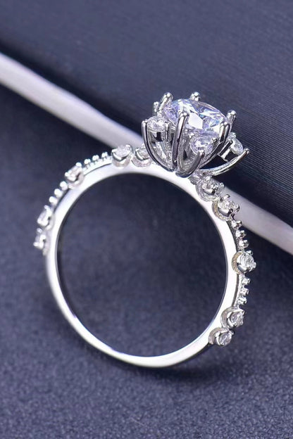 1 Carat Brilliant Round Cut Sparkala™ 6-Prong Ring by Sparkala
