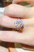 2 Carat Brilliant Round Cut Sparkala™ Platinum Over Pure Sterling Silver Ring by Sparkala