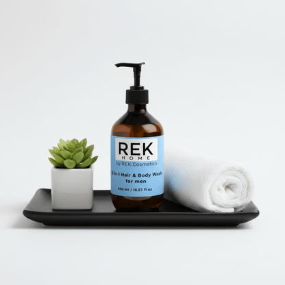 2-in-1 Hair &amp; Body Wash for men by REK Cosmetics