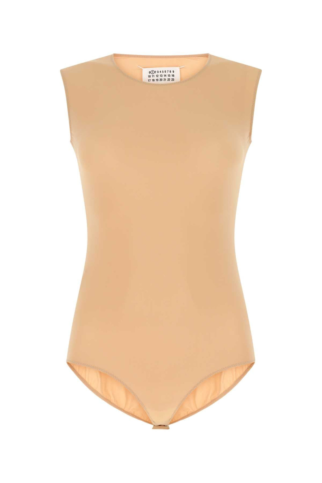 Maison Margiela Women Skin Pink Stretch Nylon Body