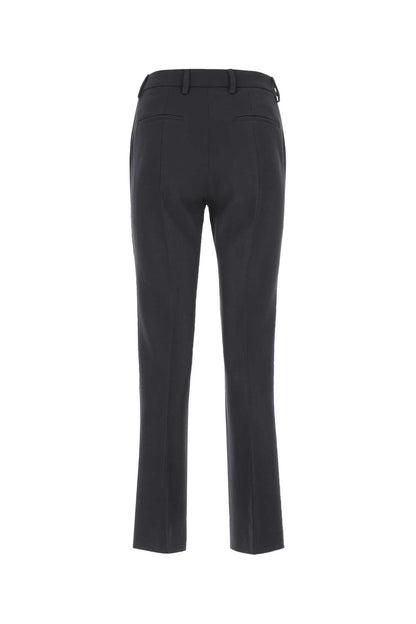 Prada Women Midnight Blue Wool Cigarette Pant by Luosophy