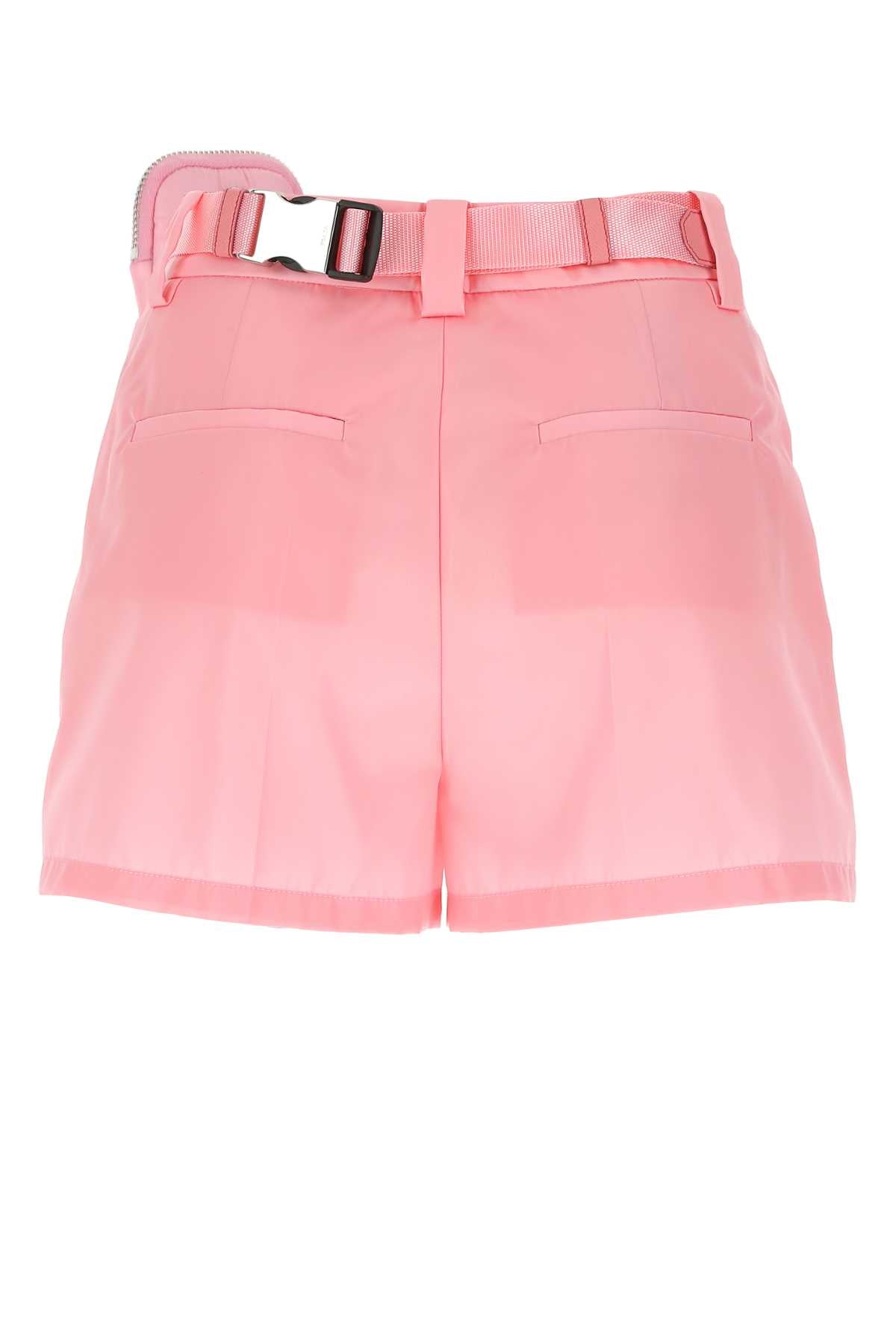 Prada Women Pink Nylon Shorts by Luosophy