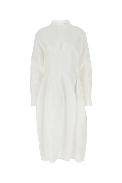 Bottega Veneta Women White Viscose Blend Dress by Luosophy