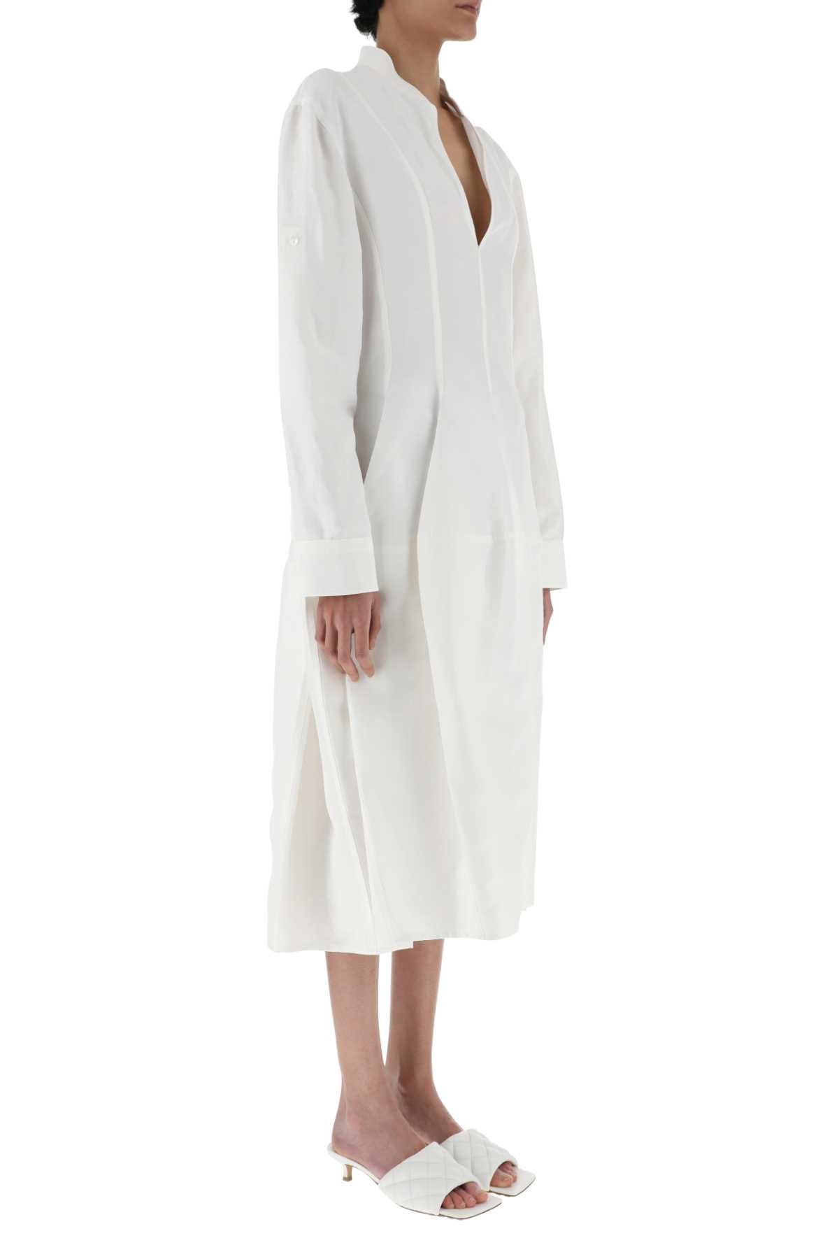 Bottega Veneta Women White Viscose Blend Dress by Luosophy