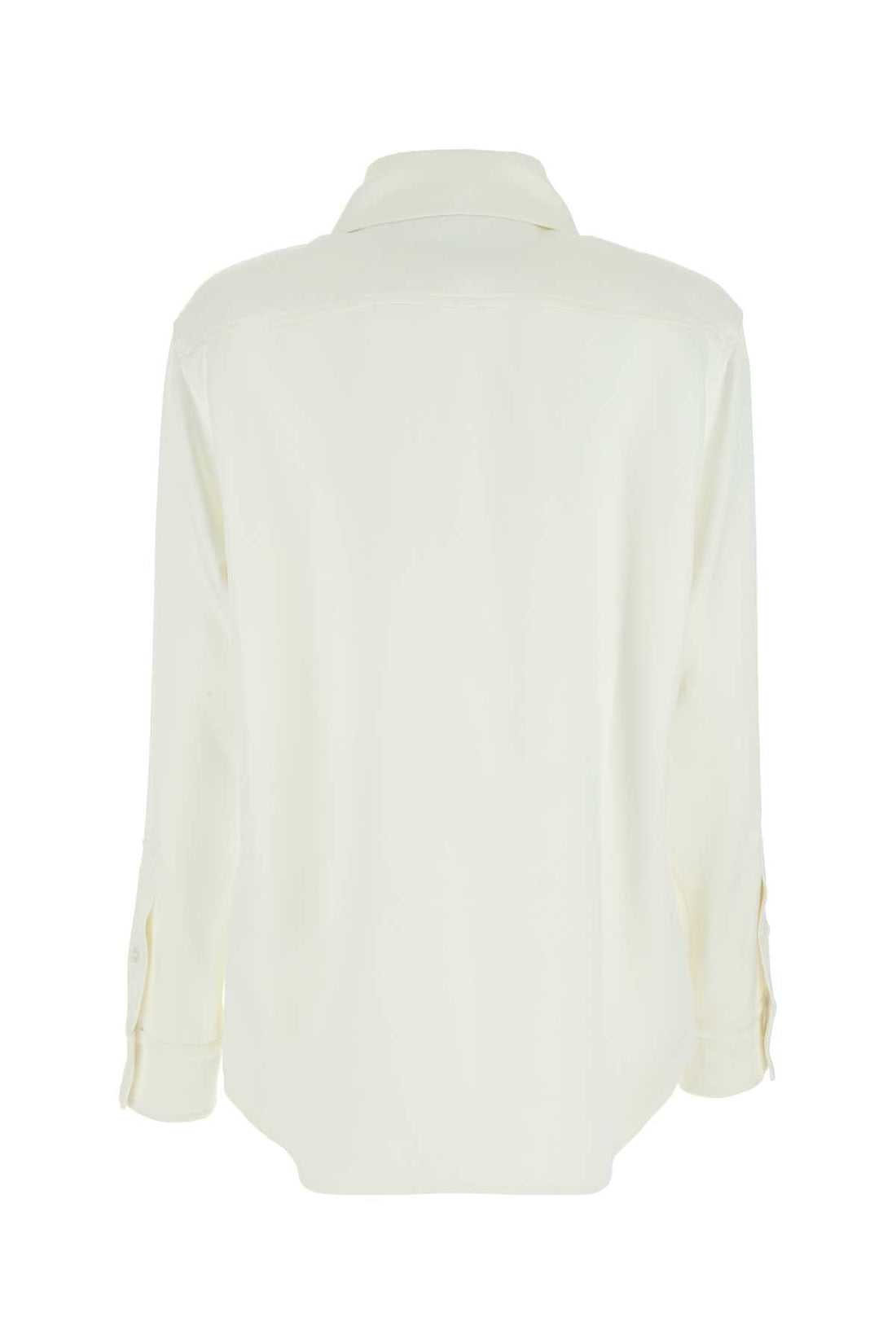 Bottega Veneta Women Ivory Satin Shirt by Luosophy