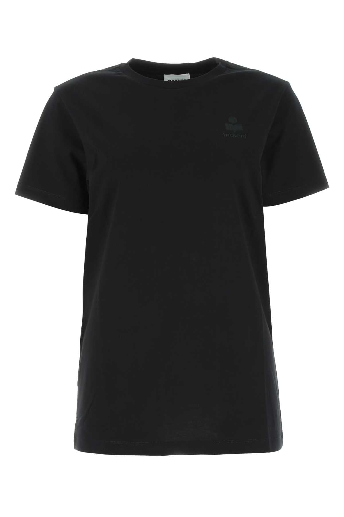 Isabel Marant Etoile Women Black Cotton Aby T-Shirt by Luosophy