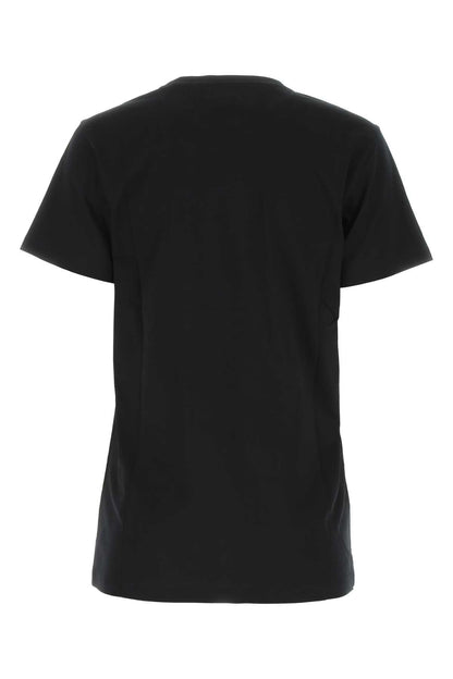 Isabel Marant Etoile Women Black Cotton Aby T-Shirt by Luosophy