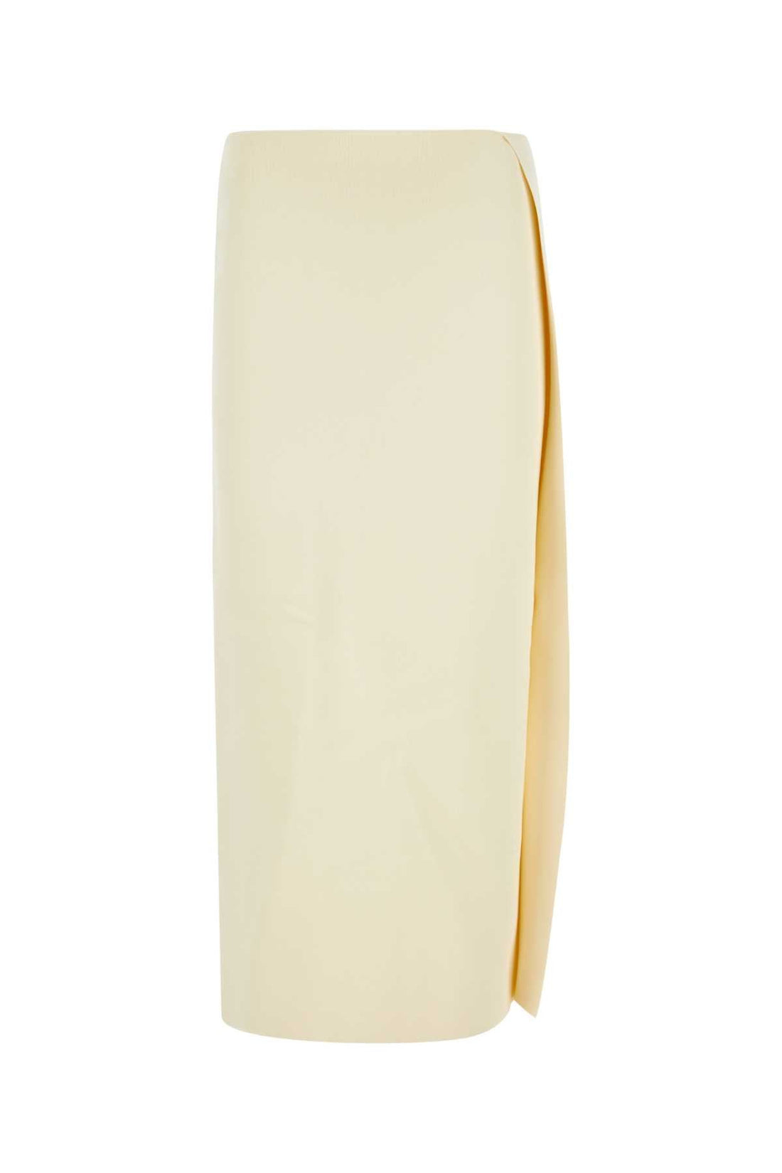 Jil Sander Women Ivory Viscose Blend Skirt