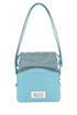 Maison Margiela Women Light Blue Leather And Fabric 5Ac Bucket Bag by Luosophy