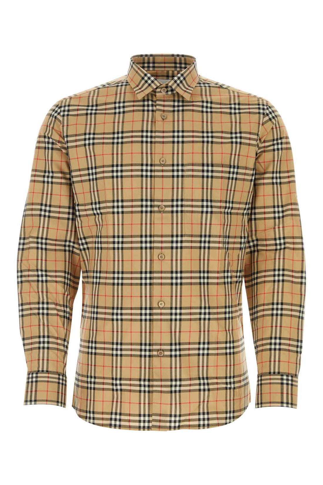 Burberry Men Embroidered Poplin Shirt by Luosophy