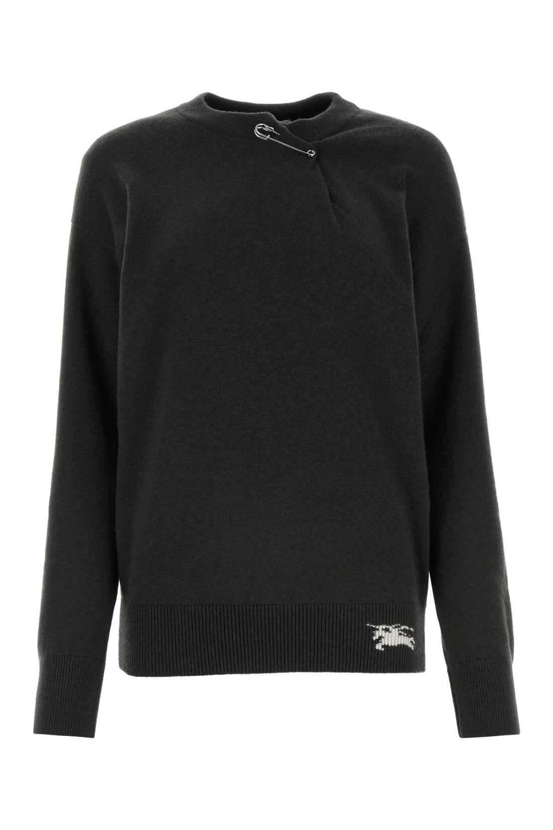 Burberry Women Anthracite Cashmere Sweater by Luosophy