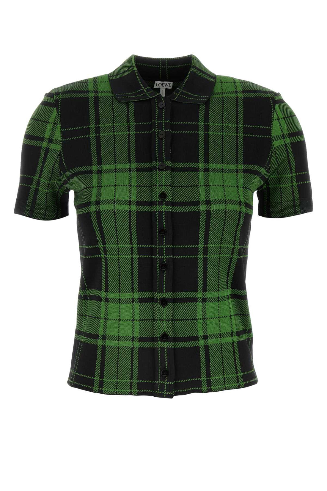 Loewe Women Embroidered Stretch Silk Blend Shirt by Luosophy