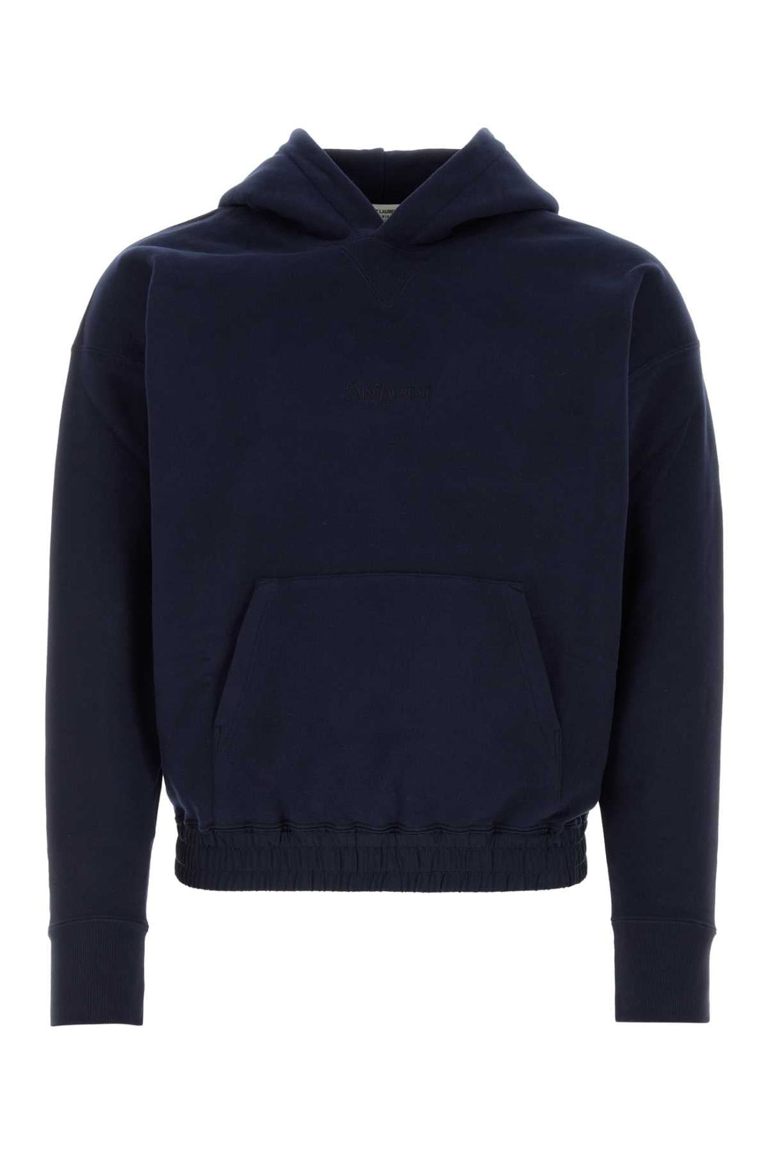 Saint Laurent Men Dark Blue Cotton Sweatshirt by Luosophy