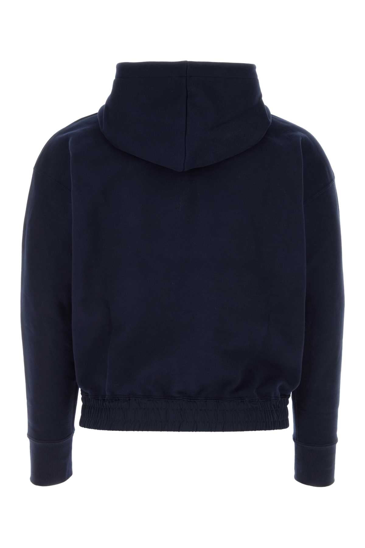Saint Laurent Men Dark Blue Cotton Sweatshirt by Luosophy