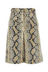 Jil Sander Women Printed Leather Bermuda Shorts by Luosophy