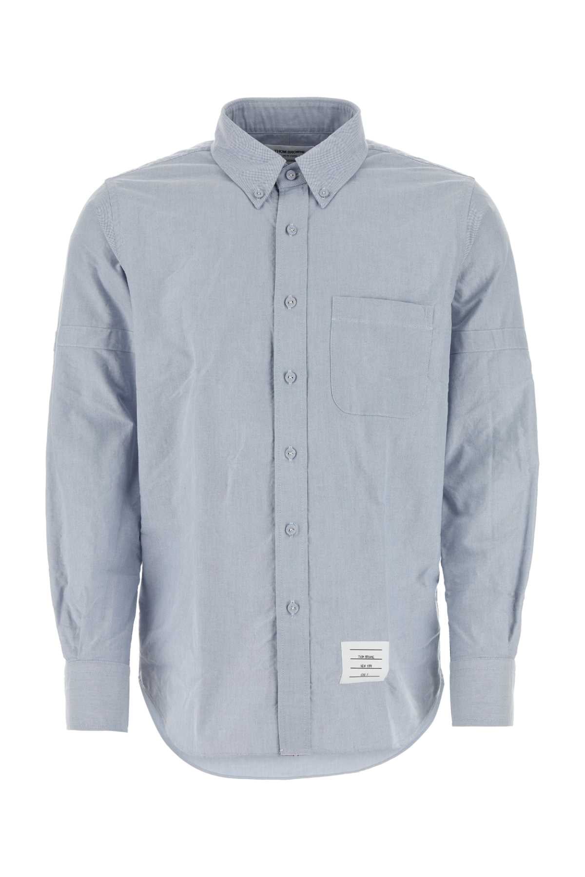 Thom Browne Men Cerulean Oxford Shirt by Luosophy