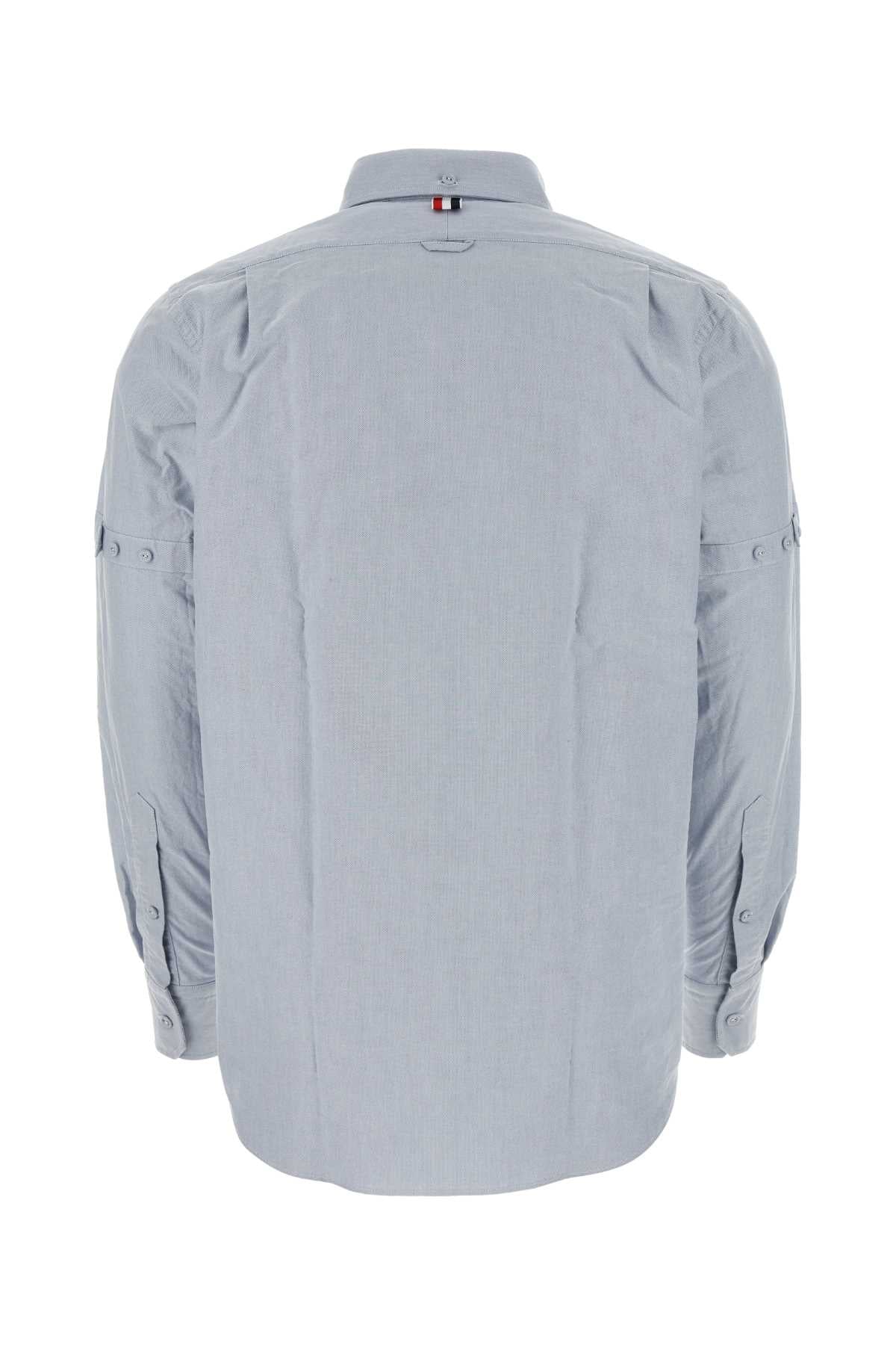 Thom Browne Men Cerulean Oxford Shirt by Luosophy