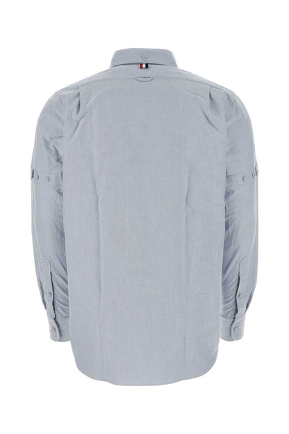 Thom Browne Men Cerulean Oxford Shirt by Luosophy