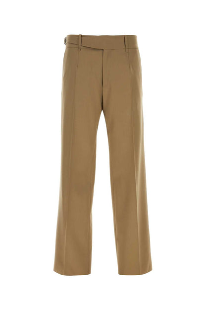 Dolce &amp; Gabbana Men Biscuit Stretch Wool Pant