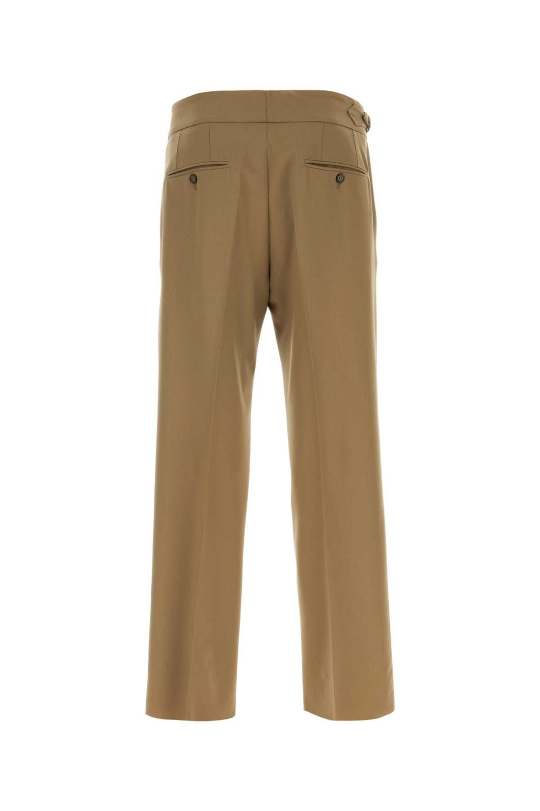 Dolce &amp; Gabbana Men Biscuit Stretch Wool Pant