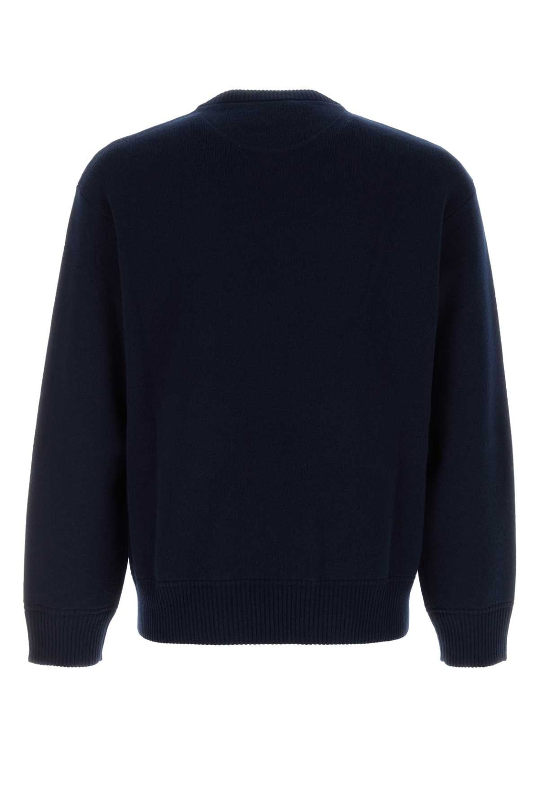 Valentino Garavani Men Dark Blue Wool Sweater by Luosophy