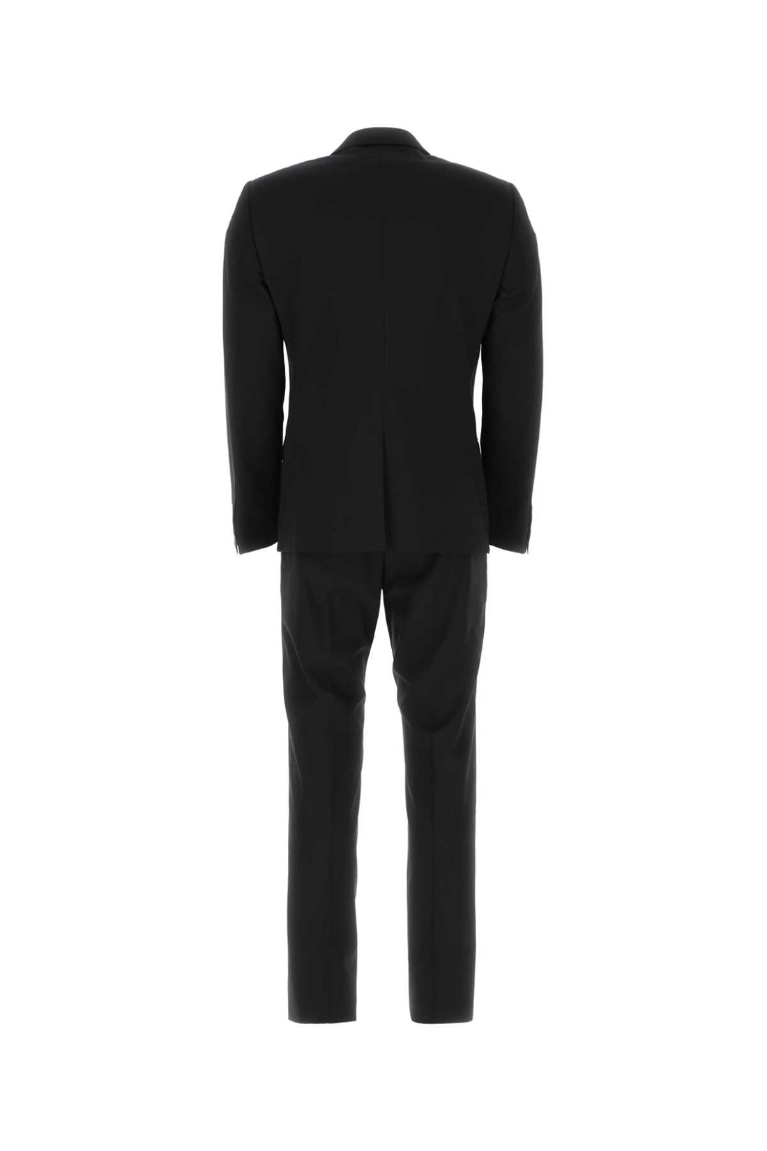 Dolce &amp; Gabbana Men Black Stretch Wool Tuxedo by Luosophy