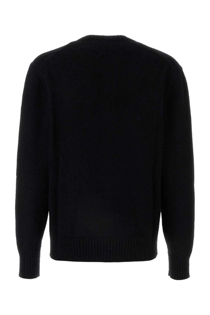 Dolce &amp; Gabbana Men Black Nylon Blend Cardigan