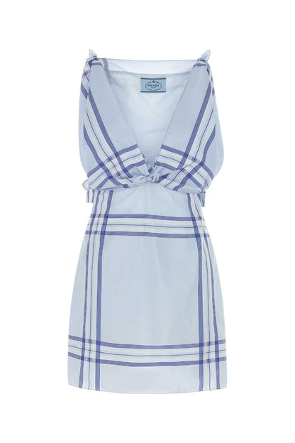 Prada Women Embroidered Cotton Mini Dres by Luosophy