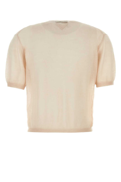 Prada Women Skin Pink Cashmere Sweater by Luosophy