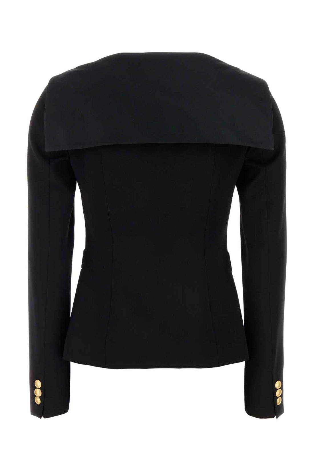 Alessandra Rich Women Black Wool Blazer by Luosophy