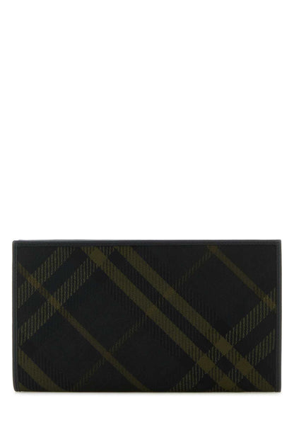 Burberry Men Printed E-Canvas Wallet
