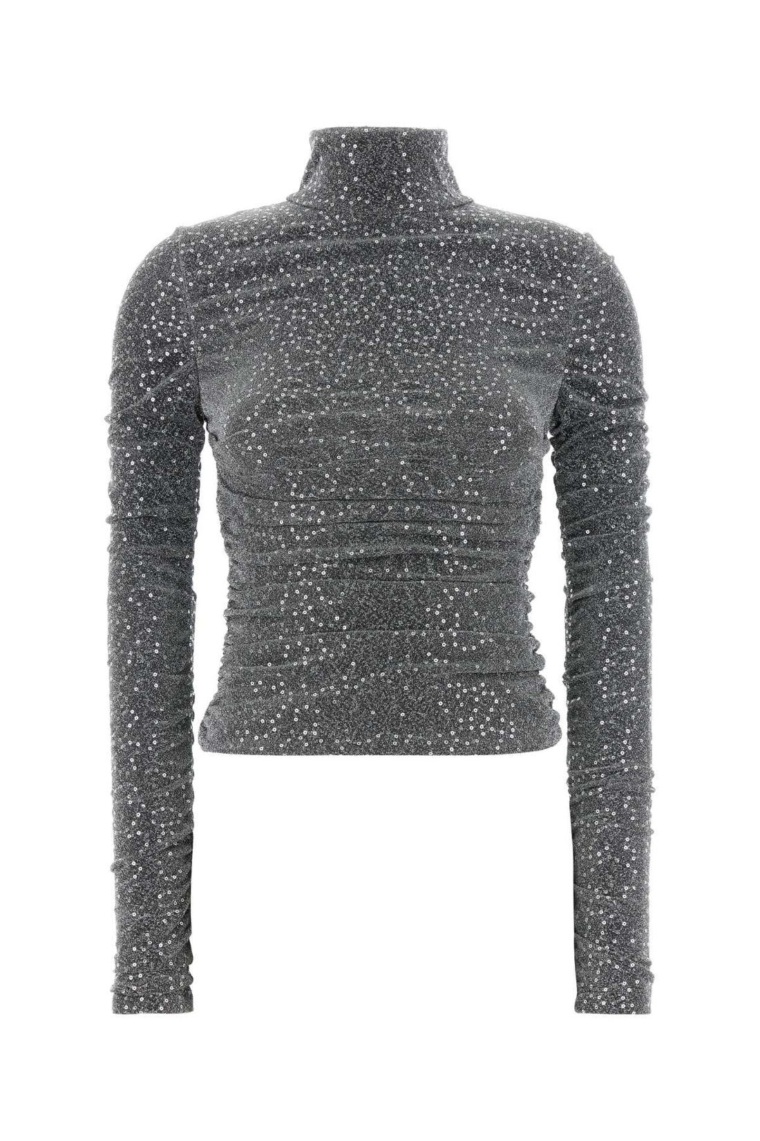 Dolce &amp; Gabbana Women Silver Jersey Top