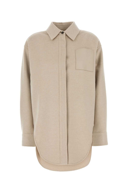 Loewe Women Sand Flannel Shirt by Luosophy
