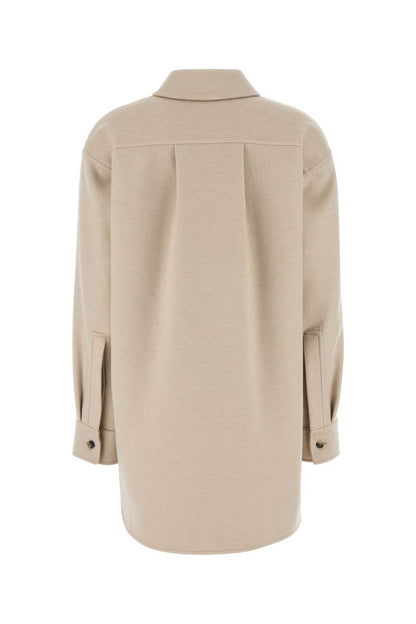 Loewe Women Sand Flannel Shirt by Luosophy