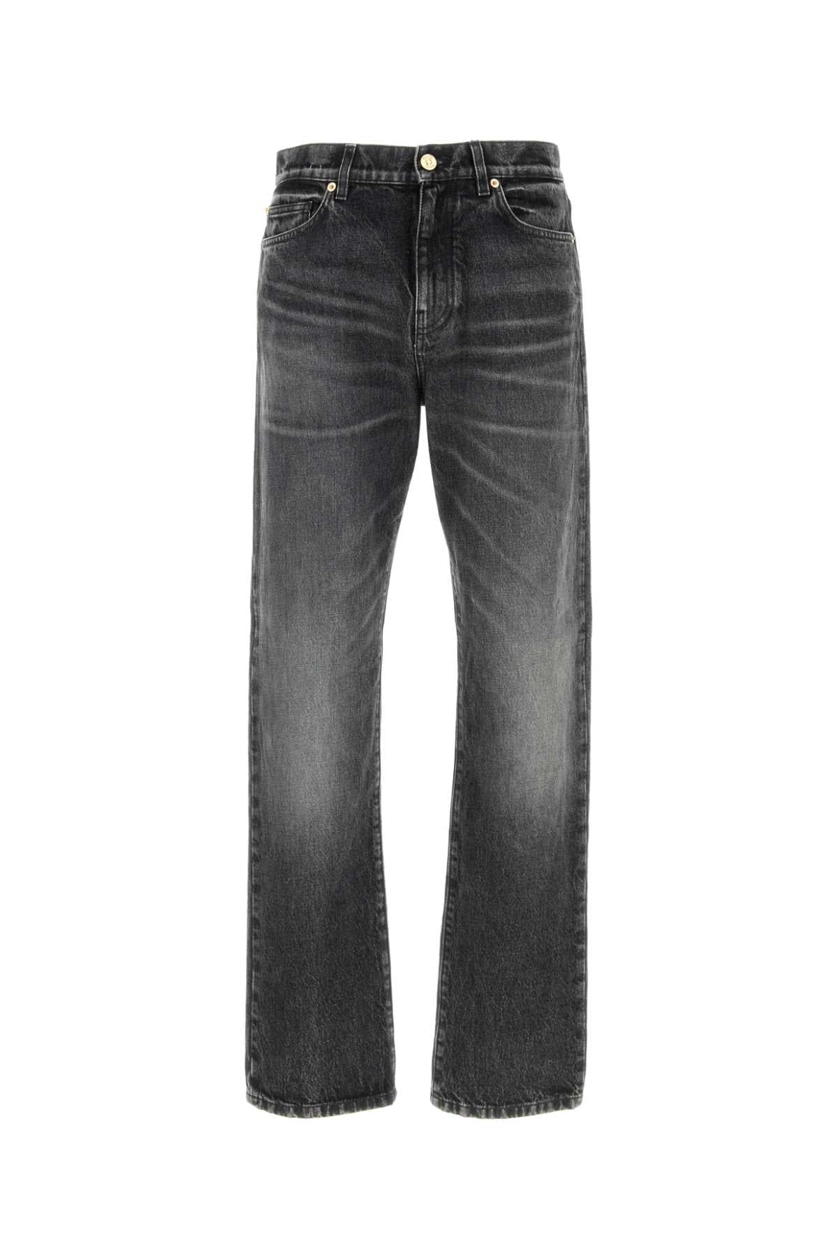 Versace Men Slate Denim Jeans by Luosophy