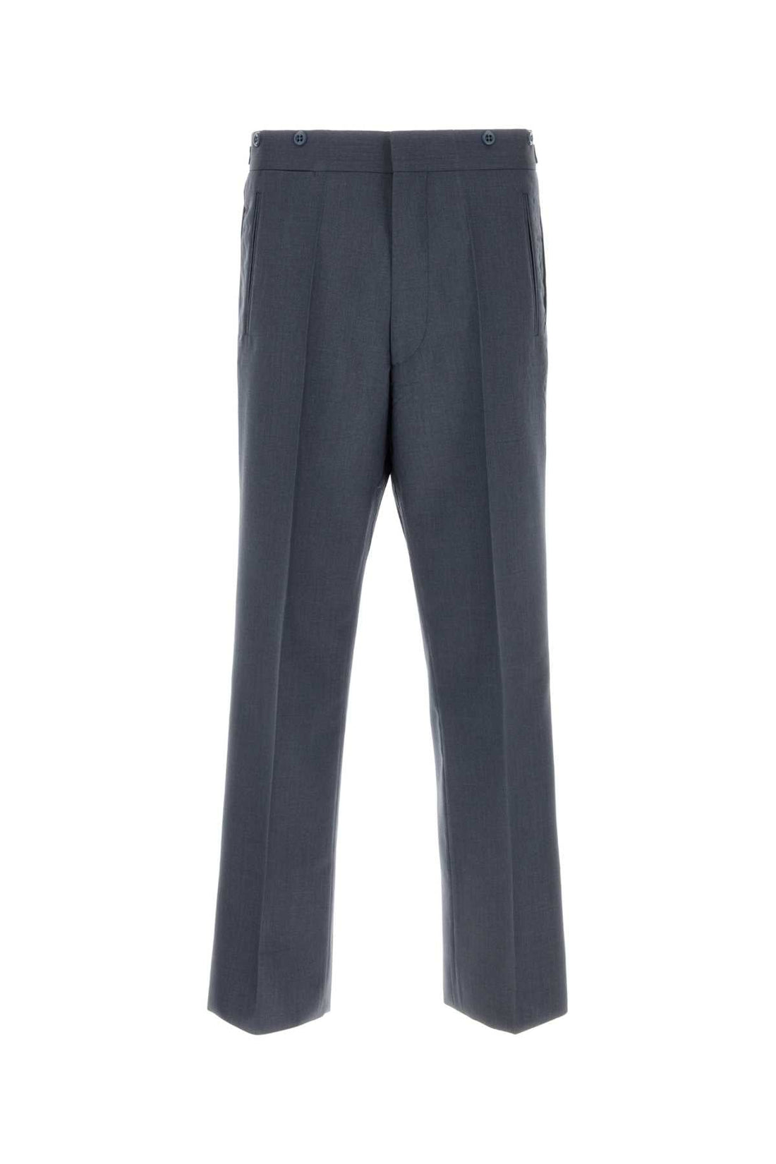Prada Men Blue Mohair Blend Pant by Luosophy