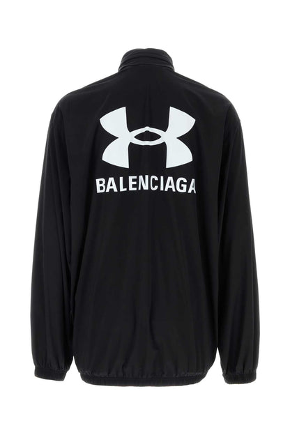 Balenciaga Unisex Black Stretch Nylon Balenciaga X Under Armour Jacket