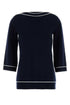 Gucci Women Navy Blue Wool Oversize Sweater by Luosophy