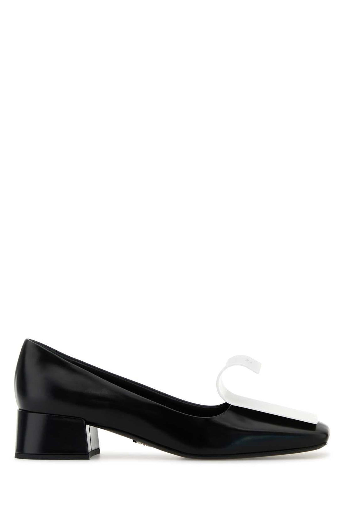 Prada Women Two-Tone Leather Pumps by Luosophy