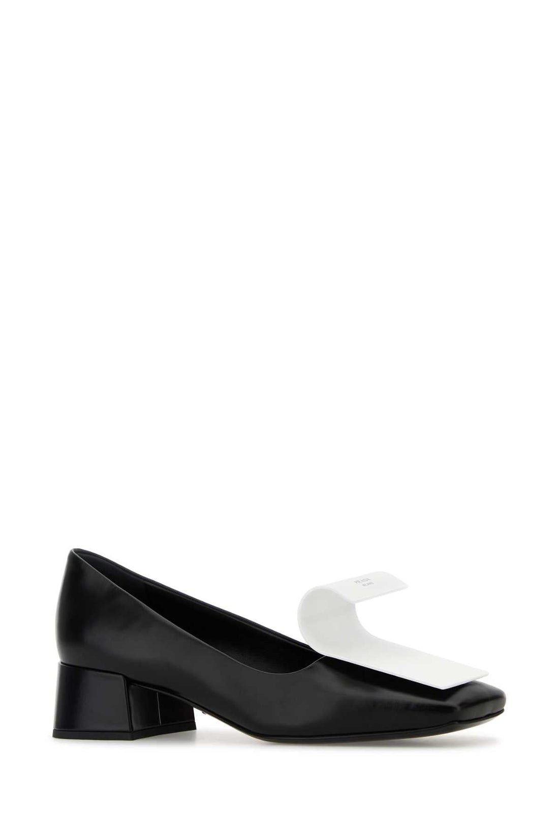 Prada Women Two-Tone Leather Pumps by Luosophy