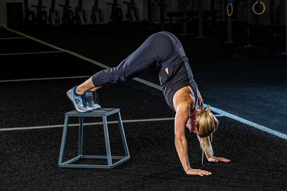 Steel Plyo Boxes – Heavy-Duty Plyometric Jump Platforms with Anti-Slip Rubber Top – Available in 12", 18", and 24" Heights – Stackable, Stable, Built for Strength and Conditioning by Rage Fitness