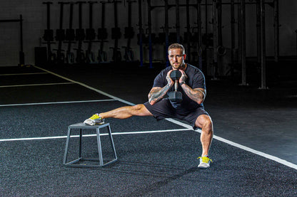Steel Plyo Boxes – Heavy-Duty Plyometric Jump Platforms with Anti-Slip Rubber Top – Available in 12", 18", and 24" Heights – Stackable, Stable, Built for Strength and Conditioning by Rage Fitness