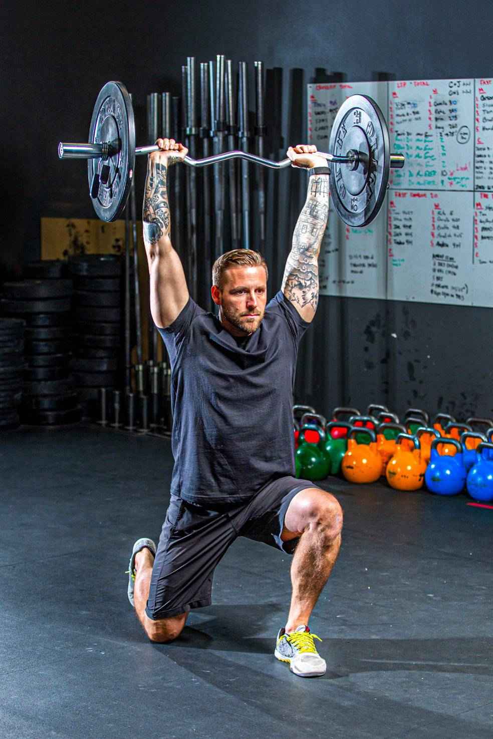47" EZ Curl Bar by Rage Fitness
