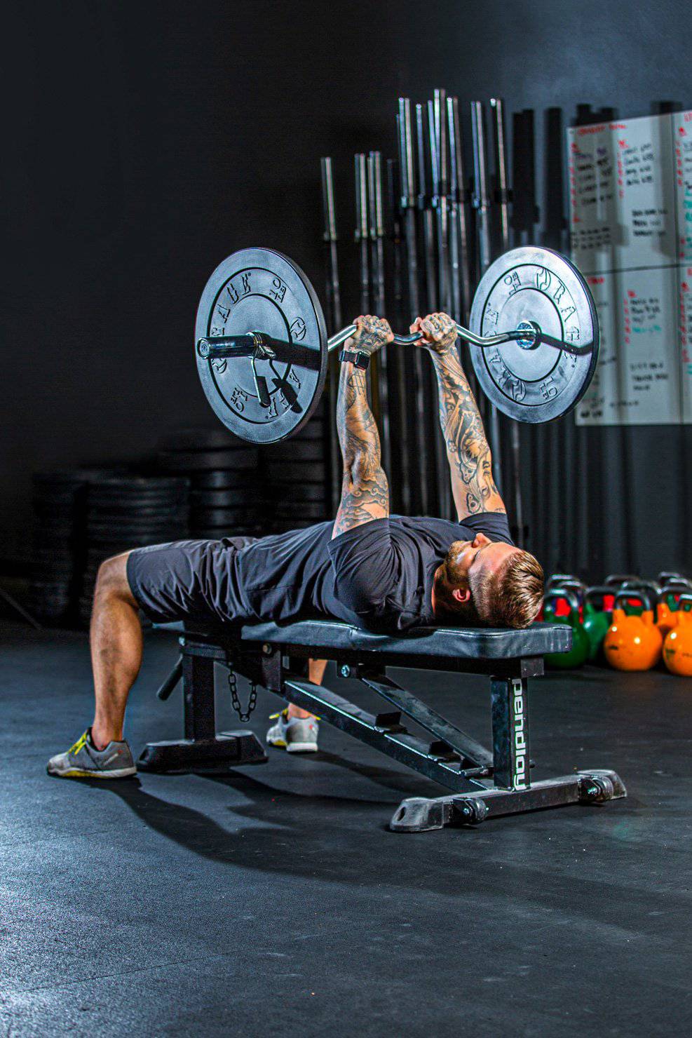 47" EZ Curl Bar by Rage Fitness